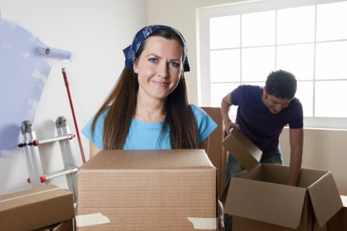 Moving van prepared for a local relocation in Hammersmith