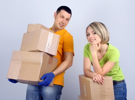 Professional movers handling office equipment in Hammersmith