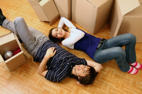 Transporting boxes and household items in West London